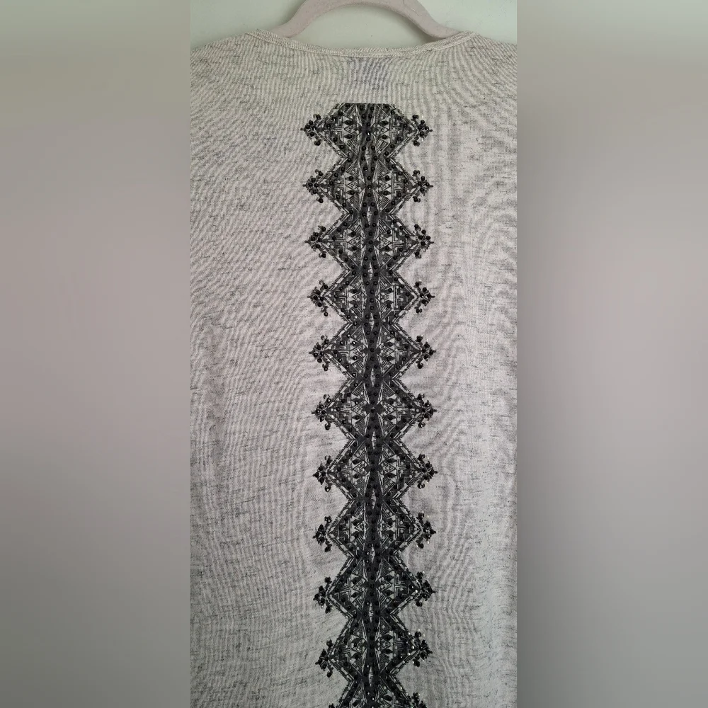 Vocal y2k beaded vneck womens shirt small fairycore cottagecore witchy western - Picture 8 of 8
